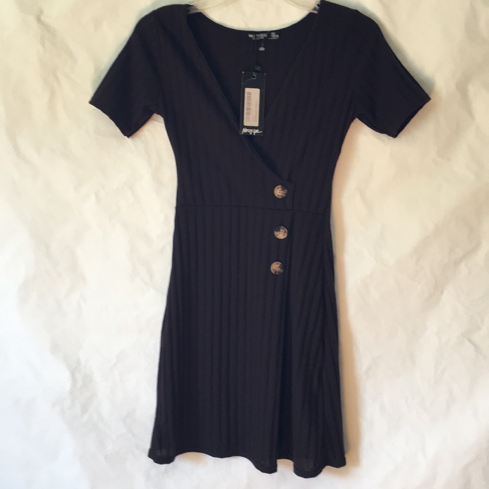NWT Nasty Gal brown dress